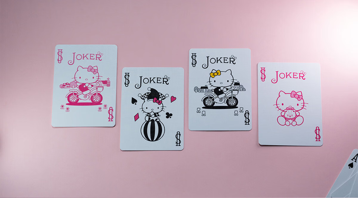 BICYCLE Hello Kitty Sanrio Collaboration Classic Bicycle Playing Cards Set of 1 7