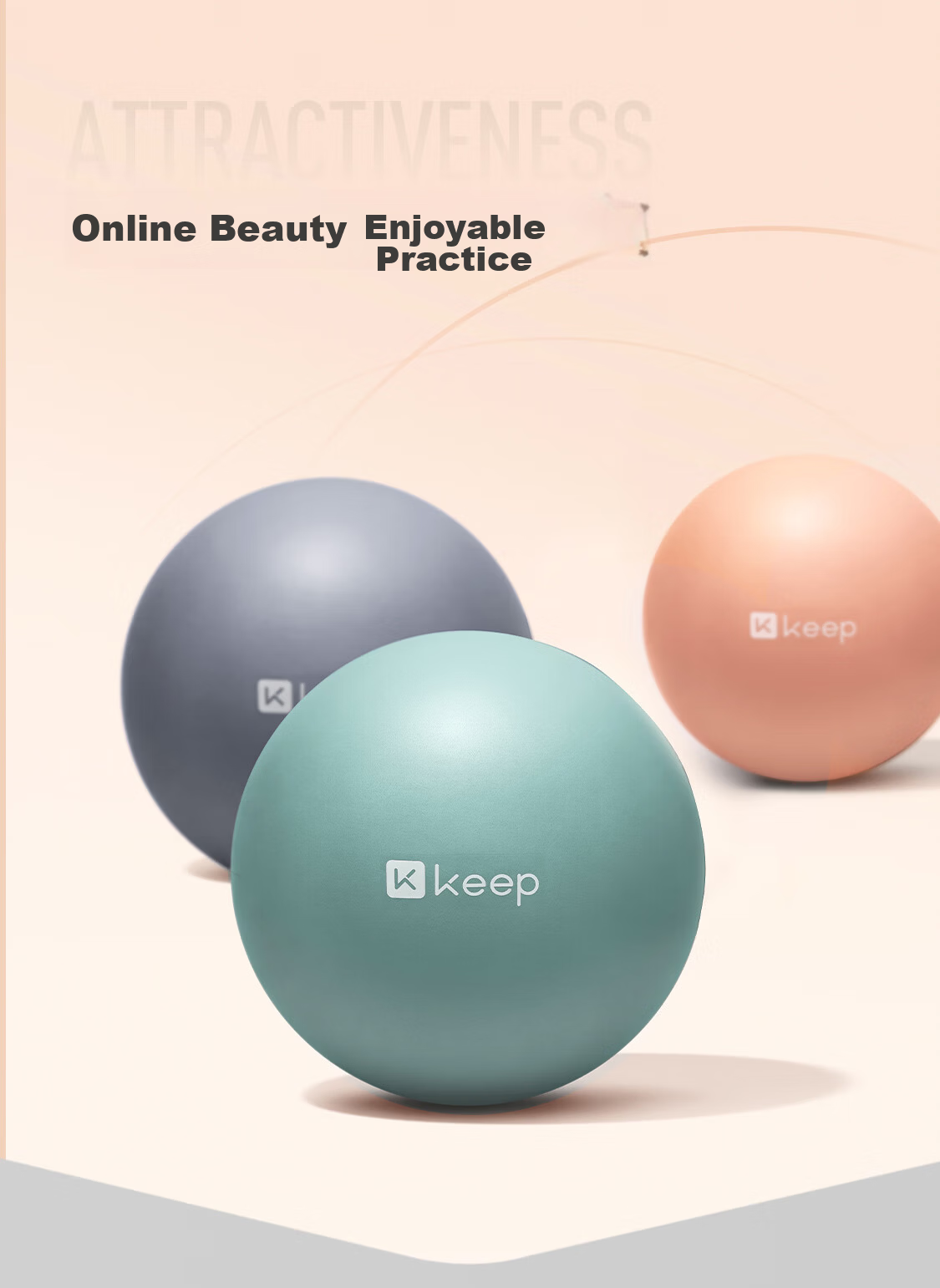 Keep 75cm Yoga Ball, Professional Anti-Burst And Non-Slip, Thickened, Highly Elastic, Pressure-Resistant, Suitable for Pregnant Women, Swiss Ball, Hibiscus Purple 11