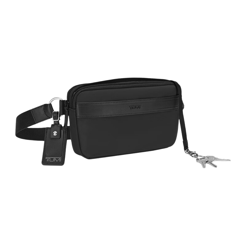 TUMI MONROE Series Men's Black Waist Bag/Chest Bag Crossbody Sports Travel Gift for Boyfriend Husband