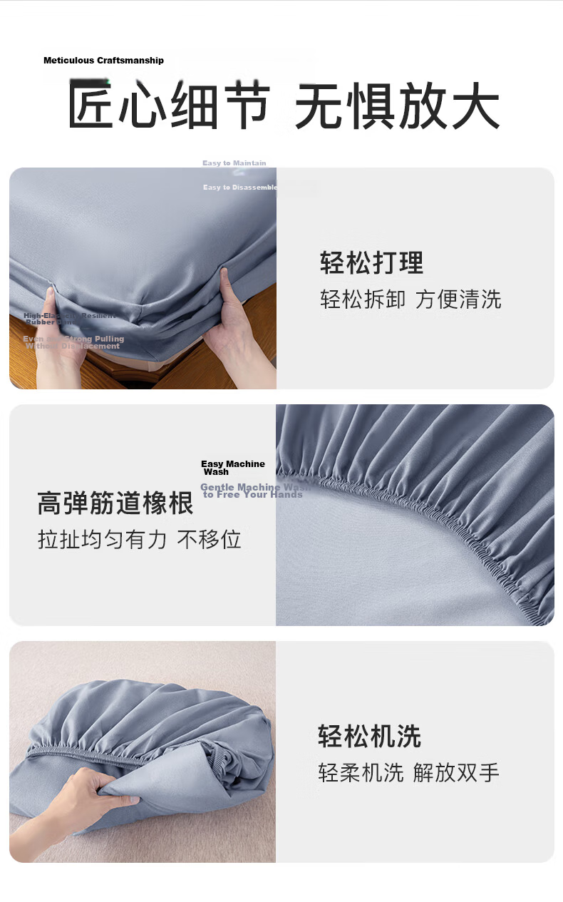 CROWN Fitted Sheet 1.8m x 2m Brushed Cotton Dormitory Mattress Protector Full Coverage Bed Cover 11