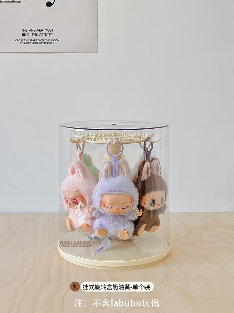 EACHY Blind Box Display Case, Transparent Dust-Proof Storage Box for Figurines And Toys, Labubu Pop Mart Display Case - Large Size 14