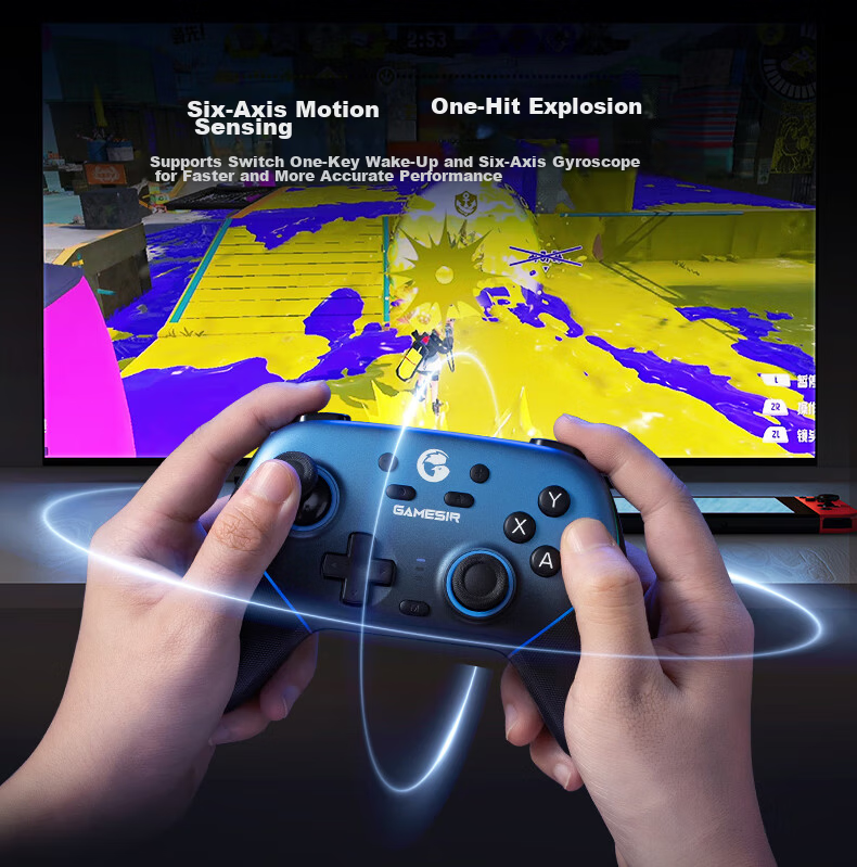 Genshin Little Chicken Supernova Game Research Society 10th Anniversary Limited Edition Wireless Switch 2 Game Controller with Dock for Mobile Android PC Apple Computer NS TV Motion Bluetooth Horizon  20