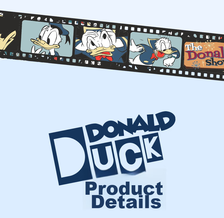 Disney Women's Bag Commuter Bag Donald Duck Large Capacity Canvas Shoulder Bag Birthday Gift for Women 11