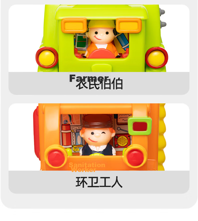 HUILE TOYS Baby Construction Vehicle Excavator Toy Car Children's Vehicle Model Boys And Girls Toys Birthday Gift for Ages 1-3 14