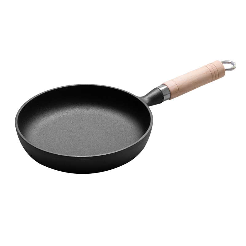 Dianjiang 18cm Cast Iron Small Frying Pan Nonstick Breakfast Egg Pan Home Steak Skillet