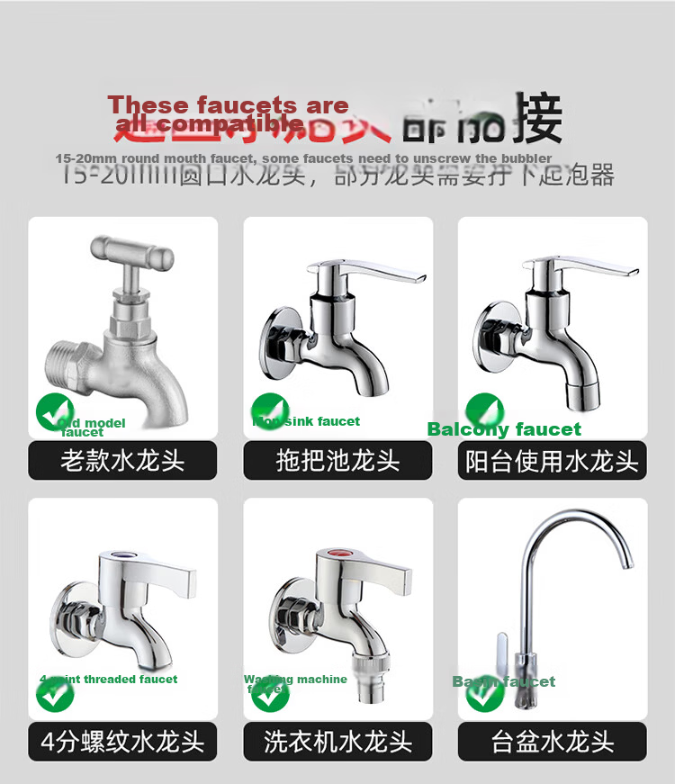 Shuangwei Brass Thickened 1/2 Inch to 3/4 Inch Internal And External Thread Straight Connector, Copper Pipe Fitting, Reducer Straight Coupling, Foot Valve Brass Core Washing Machine Inlet Pipe Reducer, Large And Small Head Water Pipe Fitting 5