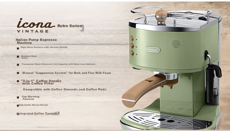 Delonghi Electric Kettle Home Retro 304 Stainless Steel Boiling Kettle Anti-Dry Burn High Power 1.7L Kettle KBO2001.VGR Olive Green Gift 8