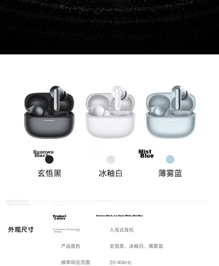 MI REDMI Buds 8 Pro True Wireless Bluetooth Noise Cancelling In-Ear Earphones for Android and Apple Phones Ice Glaze White 28