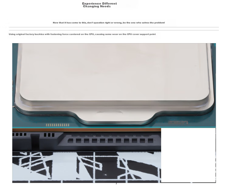 Thermalright LGA17XX-BCF BLUE Intel 12th 13th Gen CPU Bending Correction Anti-Bend Bracket Full Aluminum Alloy with TF7 2G Cooling Accessory 4