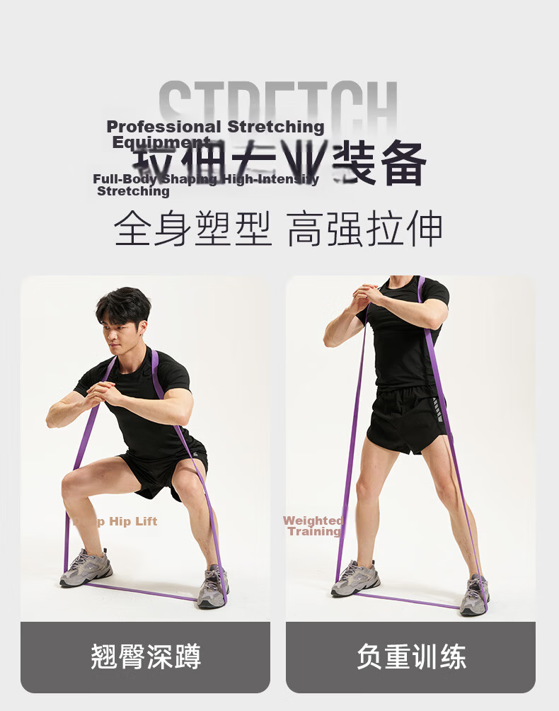 Mdikawe Elastic Resistance Band for Fitness, Rehabilitation, Leg Training, Men And Women, Pull-Up Assistance, Yoga, Gree 2