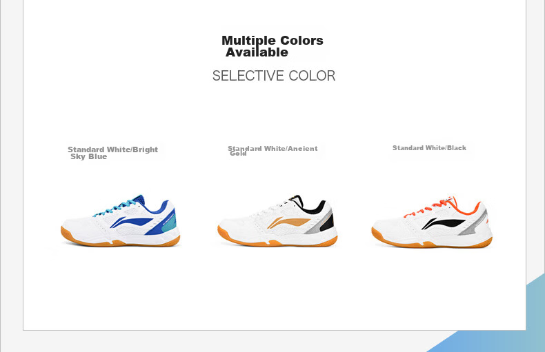 LI-NING Lightning 2.0 Unisex Professional Badminton Shoes Breathable Comfortable Training Sneakers 21