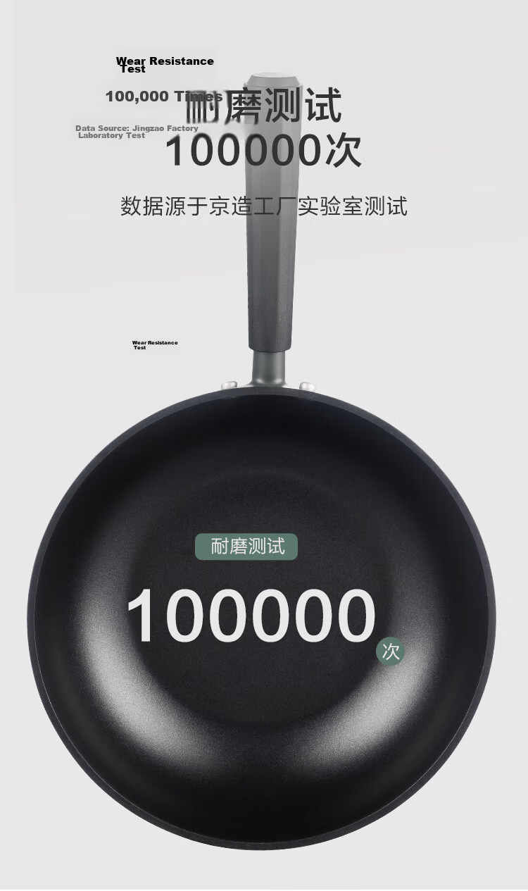 JD Original Non-Stick Wok, Maifanshi Color Cooking Pan for Induction And Gas Stoves, Flat Bottom Frying Pan 30cm, Spatula Included 12
