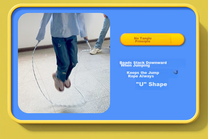 Li-Ning Jump Rope for Children's Sand-Specific Use, Kindergarten And Elementary School First-Grade Beginners' Exam Speed Competition, Suitable for Ages 3-5 12