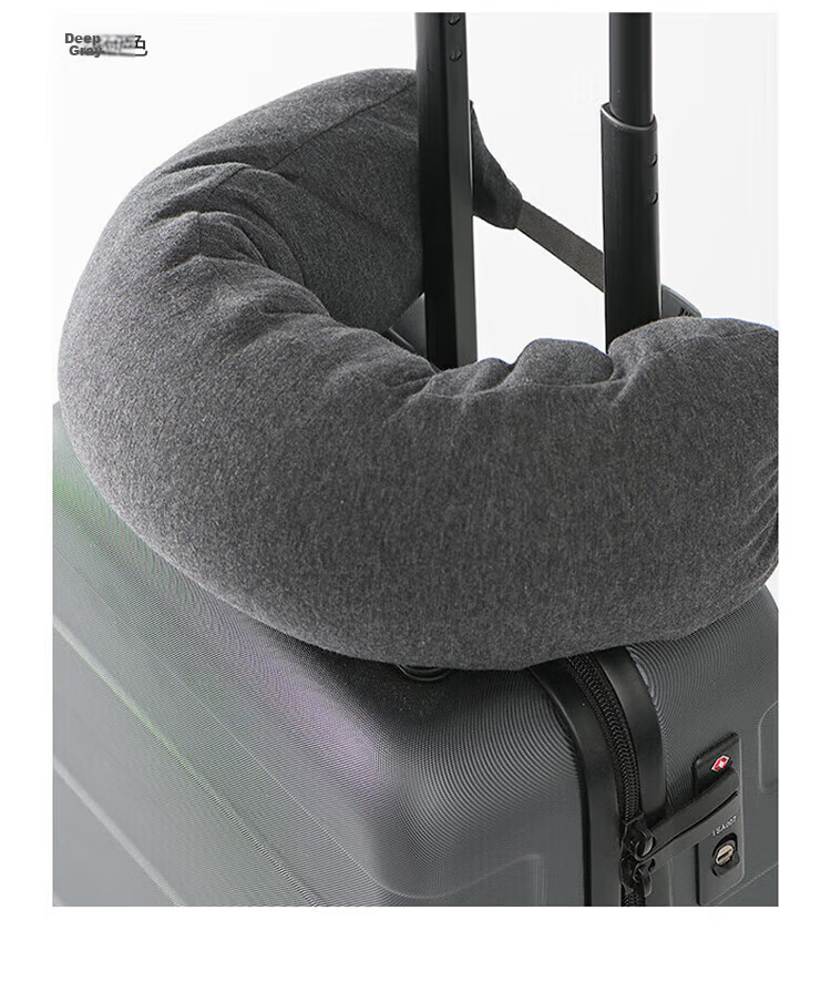 MUJI Comfortable Neck Pillow, Nap Pillow, U-Shaped Pillow, Travel Pillow, Office Headrest, Backrest, Nap Pillow, Navy Blue 10
