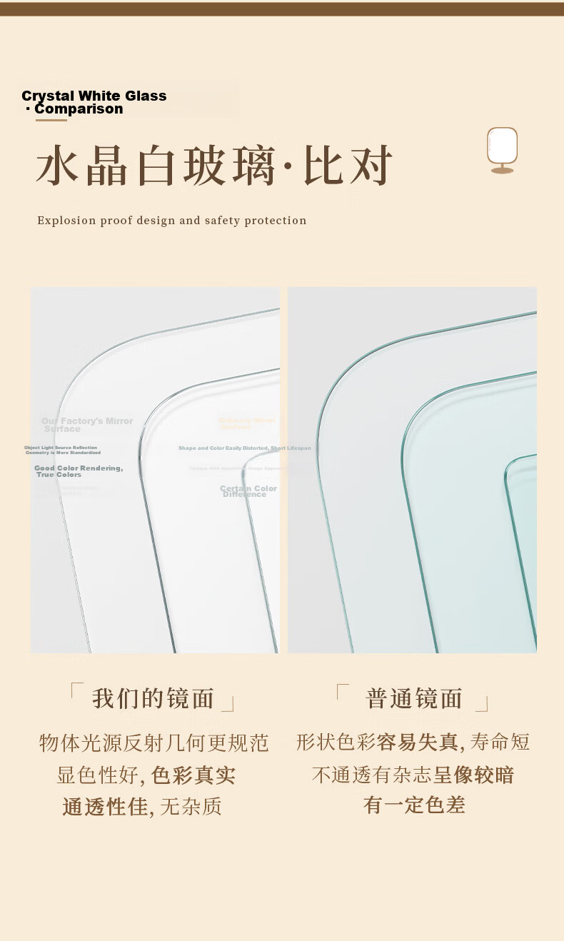Chibailun Full-Length Mirror, Floor Mirror for Bedroom, Multifunctional Rotating Mirror with Clothes Hanger, Dressing Mirror 7