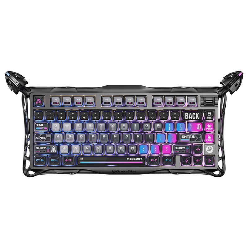 Gravity Planet Mechanical Keyboard Gaming Cocoon 75 Layout Wireless Wired Bluetooth Tri-Mode Gasket Custom Metal with Feet GS K1 PRO Cyber Mecha