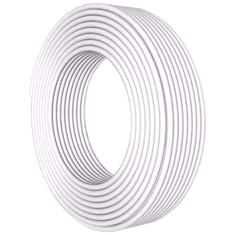Beishi Water Purifier 3/8 Inch PE Pipe, Pre-Embedded Water Pipe for Water Dispenser, White Flexible Water Purification Drinking Pipe, 20-Meter Set with Pipe Cutter