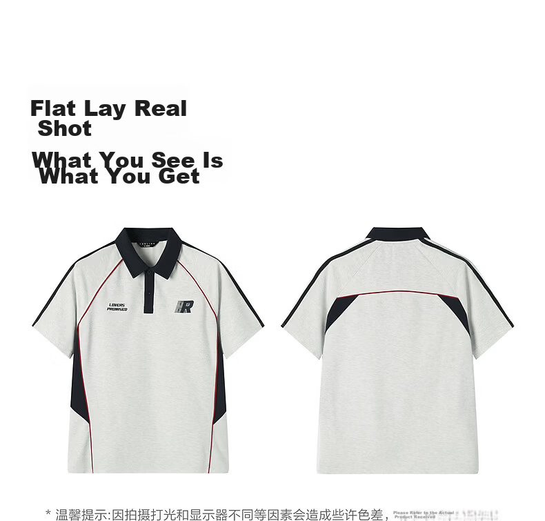 TonLion 2026 New Summer Men's Short Sleeve Polo Shirt Casual American Retro Splicing Fashion Versatile 3