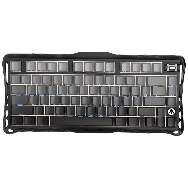 Gravity Planet Cocoon 75 Mechanical Keyboard Gaming Wireless Wired Bluetooth Tri-Mode Gasket Custom Side-Engraved Keyboard GS K1 Gradient White