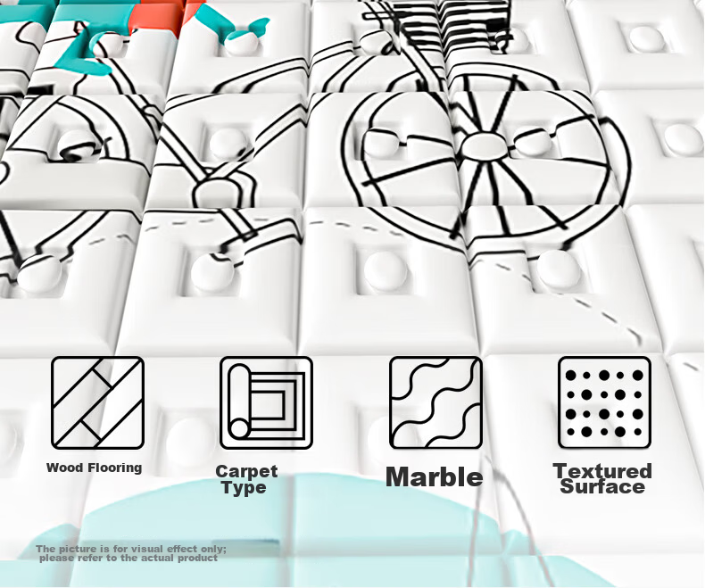 Beiboshi Babybox Crawling Mat, Infant Play Mat, XPE Whole Mat, Thick Floor Mat, 250*180*2cm 6
