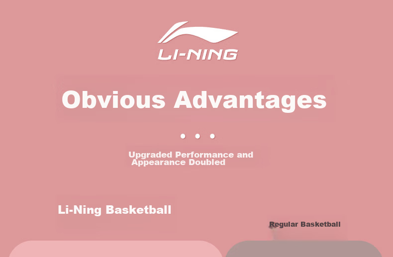 Li-Ning Kids Basketball Size 5 Outdoor Cement Court Wear-Resistant Non-Slip Training Youth Size 5 Basketball 13