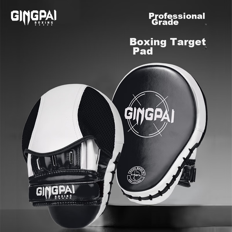 Jingpai Boxing Target Muay Thai Training Equipment Punching Pad Sanda Shield Handheld Taekwondo Sparring Target Black