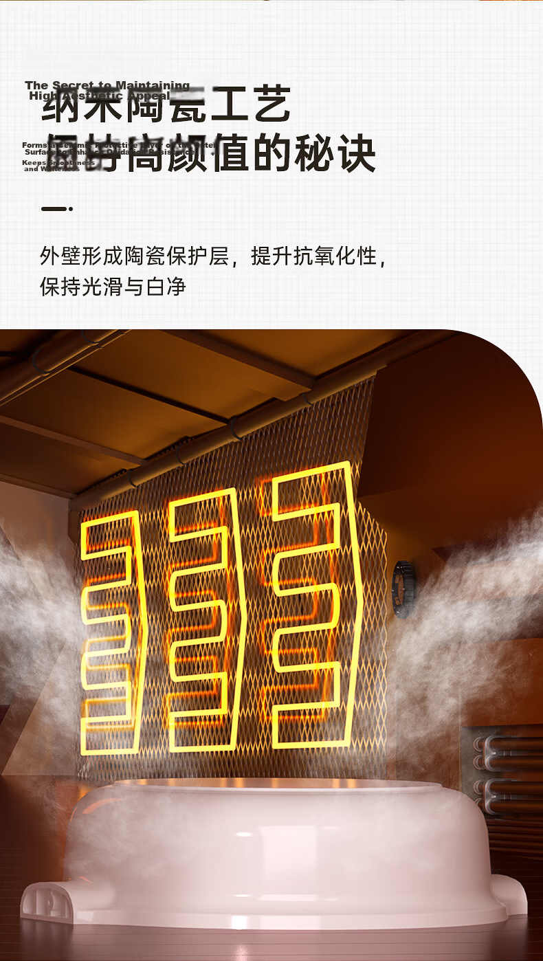 Chuida Huang 30cm Non-Stick Dual Hot Pot Thickened Soup Pot Compatible with Induction Cooker for 4-6 People 7