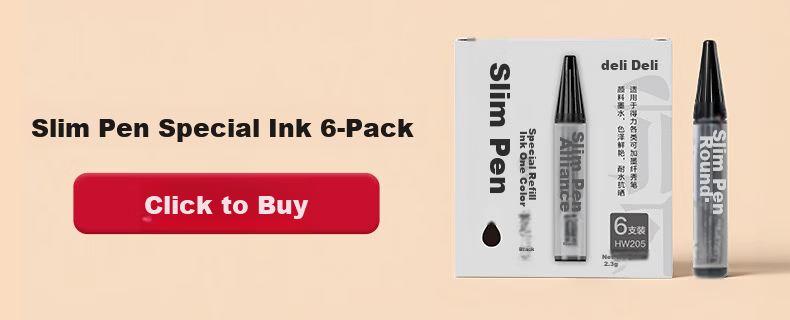 Deli Black Large Regular Script Elegant Soft Brush Pen for Students And Adults, Calligraphy Practice Pen, Art Signature Pen, Outlining Pen, Marker Pen, Black Marker Pen, Hand Card, 12 Pieces, Back-To Stationery 1