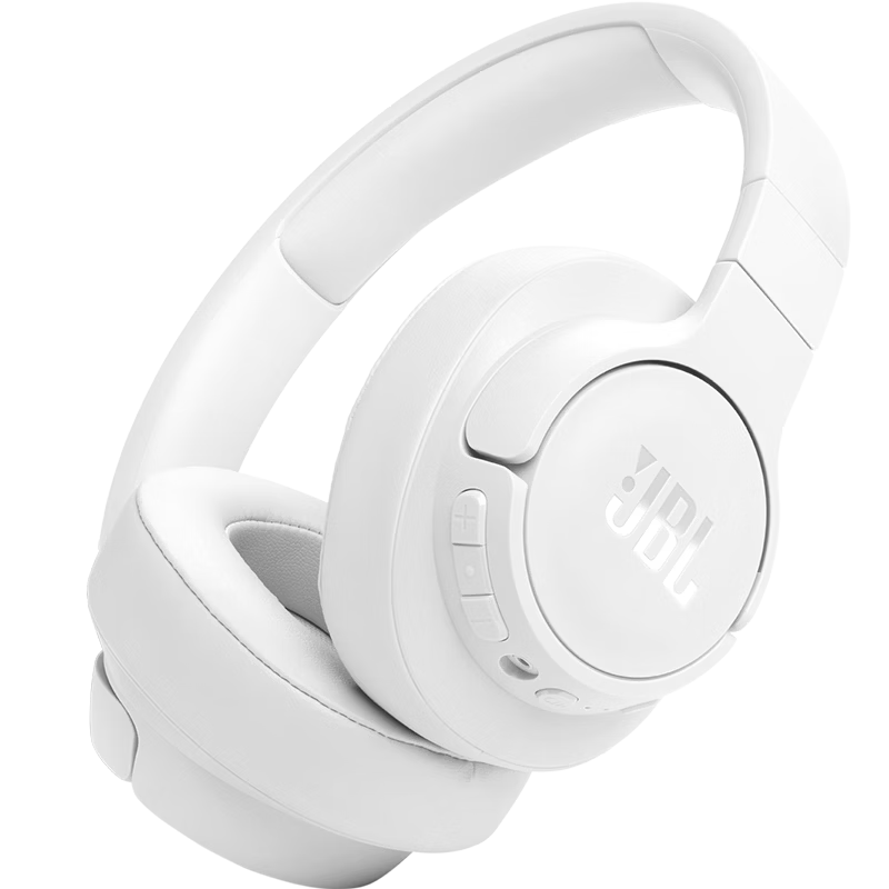JBL TUNE770NC Over-Ear Wireless Bluetooth Headphones ANC Active Noise Cancelling Long Battery Life Universal for Phone Music Gaming White