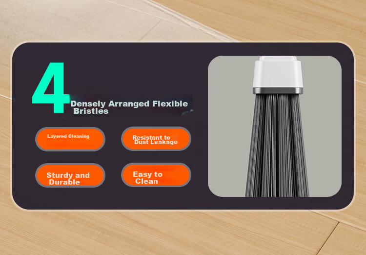 Jiabangshou Disposable Broom Dust Cover 100pcs Hair-Free Multi-Functional Sweeping Tool Lazy Floor Cleaning Gadget 12