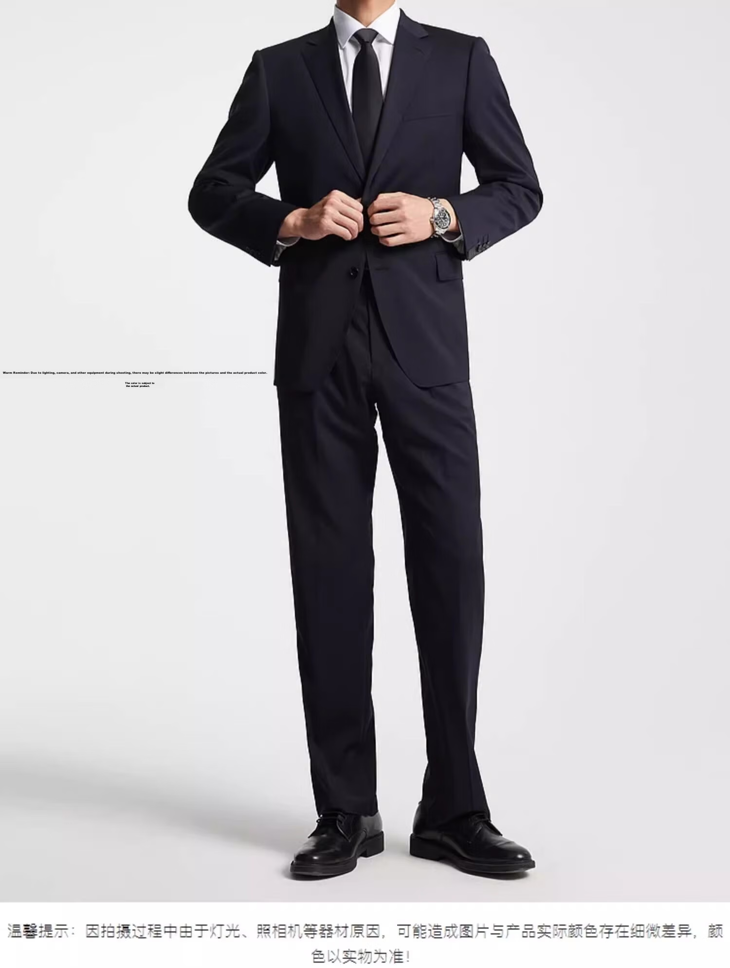 Youngor [95.5% Merino Wool] 2026 Autumn New Wedding Suit Jacket Navy Blue XL175/104A 12