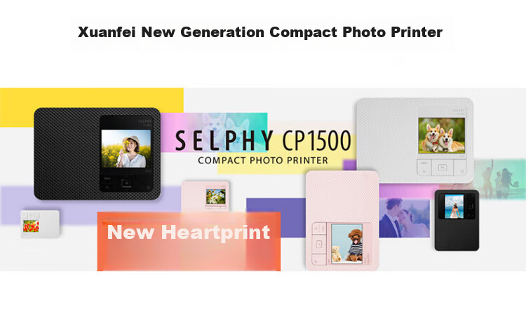 Canon CP1500 Mobile Wireless Photo Printer Home Thermal Sublimation Compact Portable Photo Printer CP1500 White Package 1 6
