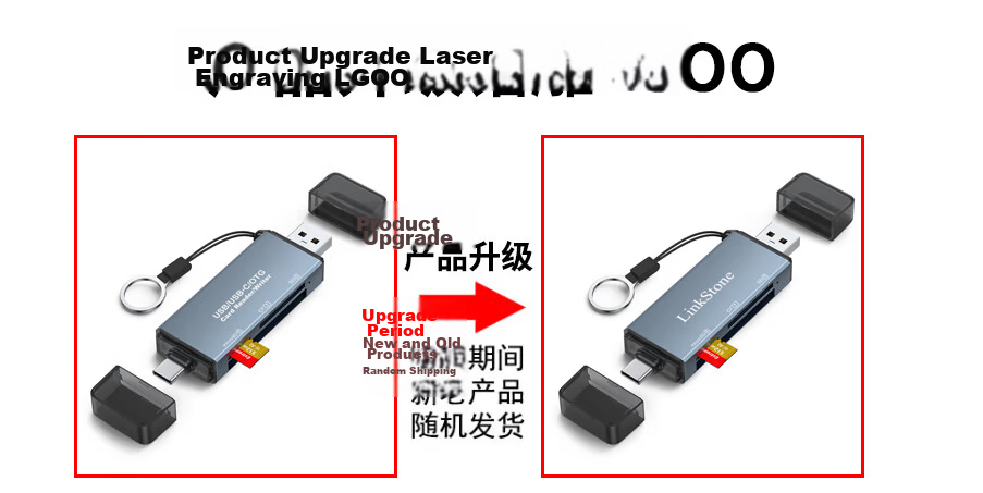 LinkStone Multi-Functional All-In Card Reader Type-C/USB High-Speed Supports SD/TF/CF/MS Camera Dash Cam Surveillance Memory Card Smartphone Storage Card 9