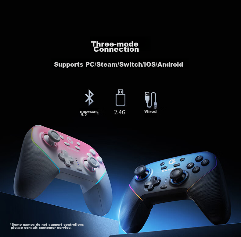 Genshin Little Chicken Supernova Game Research Society 10th Anniversary Limited Edition Wireless Switch 2 Game Controller with Dock for Mobile Android PC Apple Computer NS TV Motion Bluetooth Horizon  17