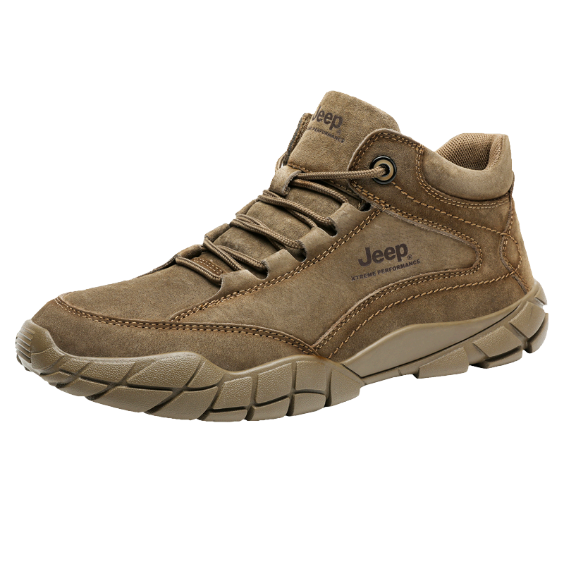 JEEP Men's Hiking Shoes Outdoor Running Warm Anti-Cold Non-Slip Durable Mountain Climbing Shoes 1120