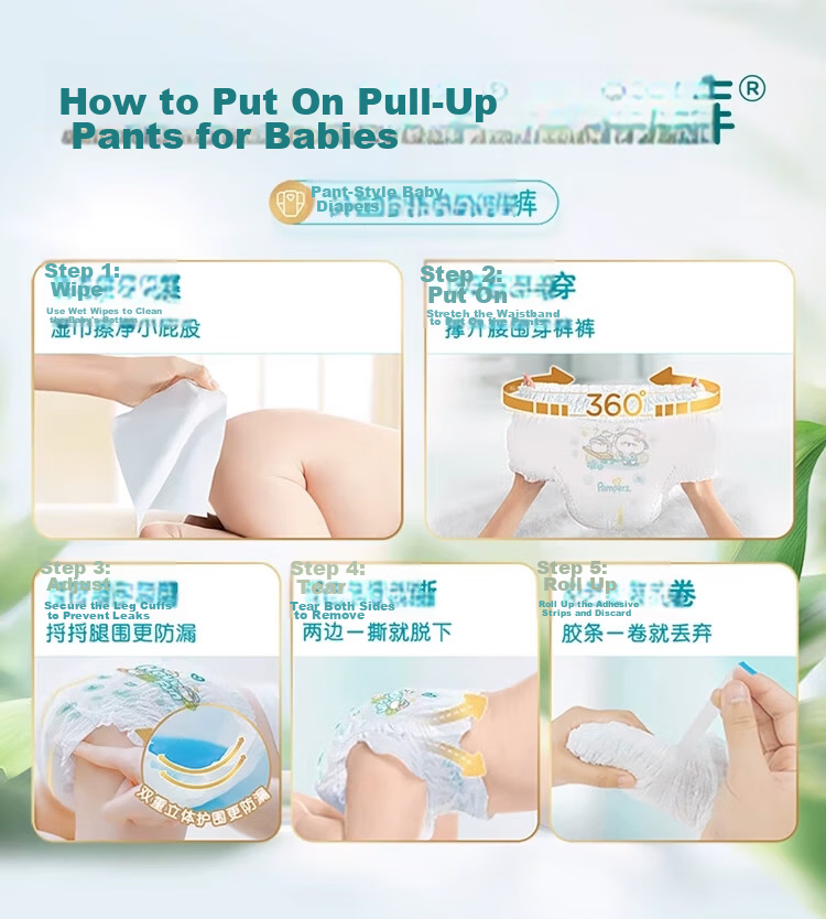 Pampers New Fresh Help Pull-Up Diapers XXXL18 [Ultra-Thin, Super Absorbent], Breathable Baby Diapers, Mini 8