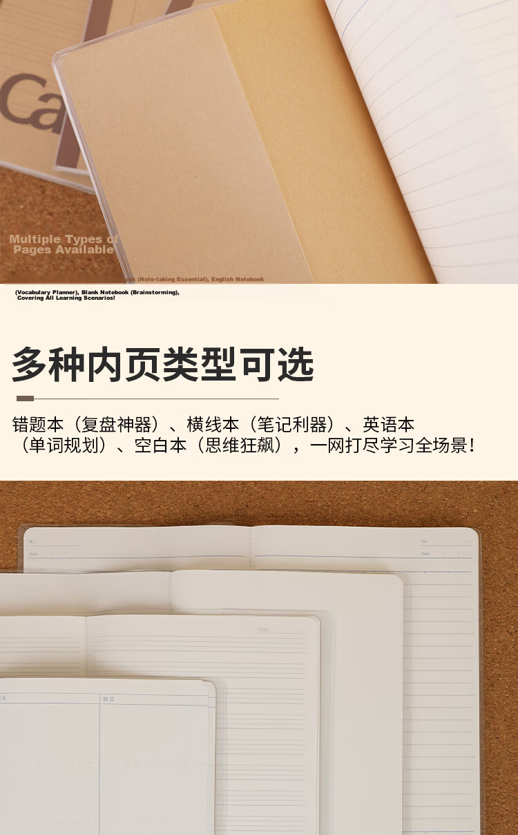 KOKUYO Campus Wirebound Notebook, PVC Cover, A5 Size, 80 Sheets Per Book, WCN-CNB38613 8