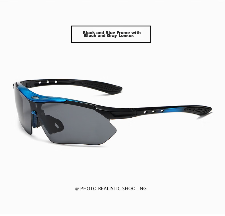 LESCA LUNETIER Marathon Glasses, Ultra-Light Running Professional Sunglasses, Outdoor Sunglasses for Cycling, Trendy Windproof Goggles for Men And Wome 23