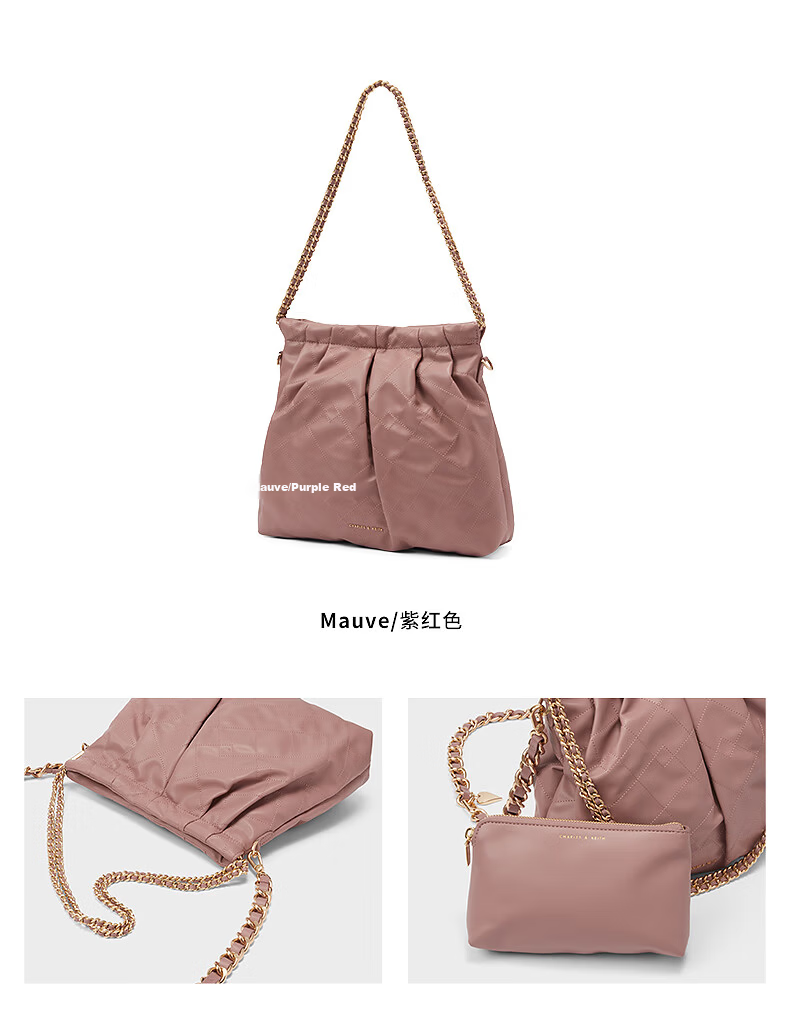 CHARLES & KEITH Large Capacity Mother-Child Chain Crossbody Bag Shoulder Bag for Women Birthday Gift for Girlfriend CK2-40671449 23