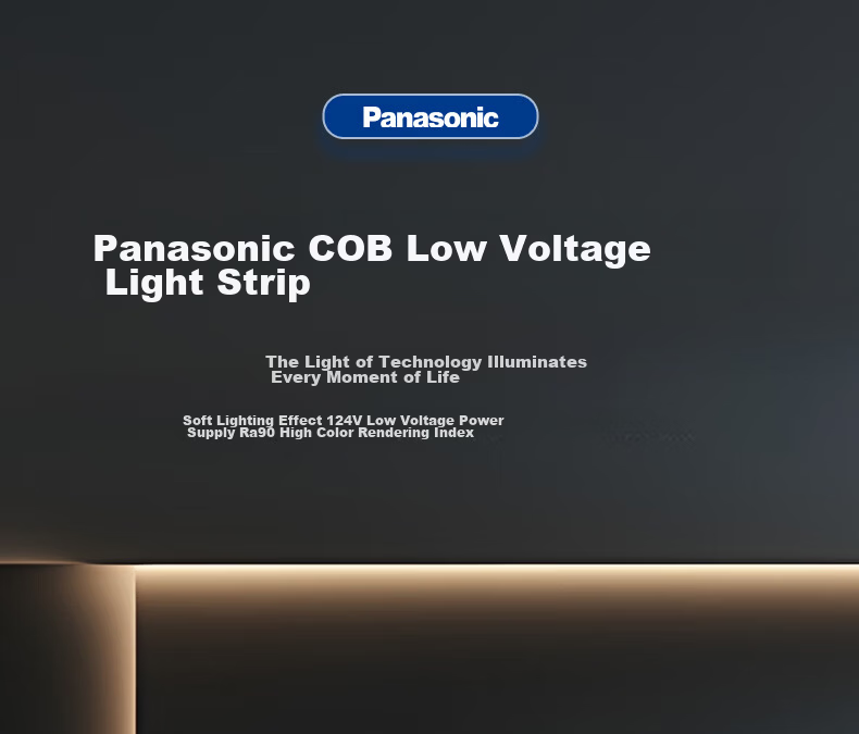 Panasonic LED Strip COB Magnetic Track Light for Living Room Dining Room Bedroom [Low Voltage Power] 150W 24V 1