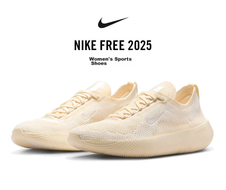 NIKE Women's Training Shoes, NIKE FREE 2025 Sneakers, HF2720-002 Black/gray, Size 36 1