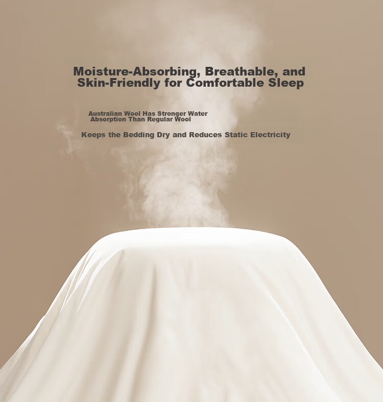 JD Original Imported 51% Dormitory Wool Comforter Pro Class Duvet Air Conditioning Quilt - Spring And Autumn Comforter 2x2.3m Approximately 4.8 Ji 16