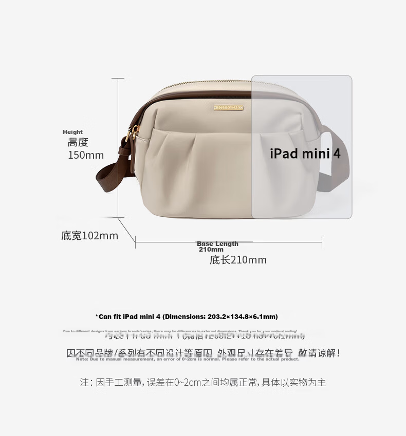 GOLF Women's Casual Crossbody Bag Waterproof Phone Bag Small Shoulder Bag Birthday Gift for Women 14