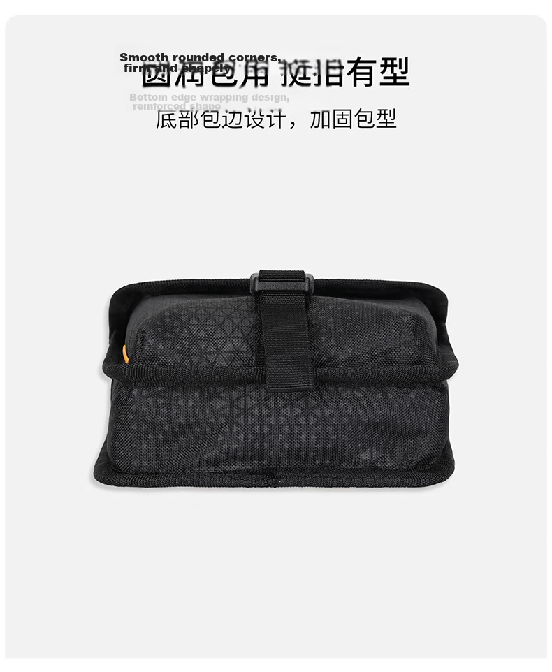 CAT Mini Shoulder Bag Small Phone Bag Casual Crossbody Outdoor Sports Neck Hanging Lightweight Flap Lock Black 84717 7