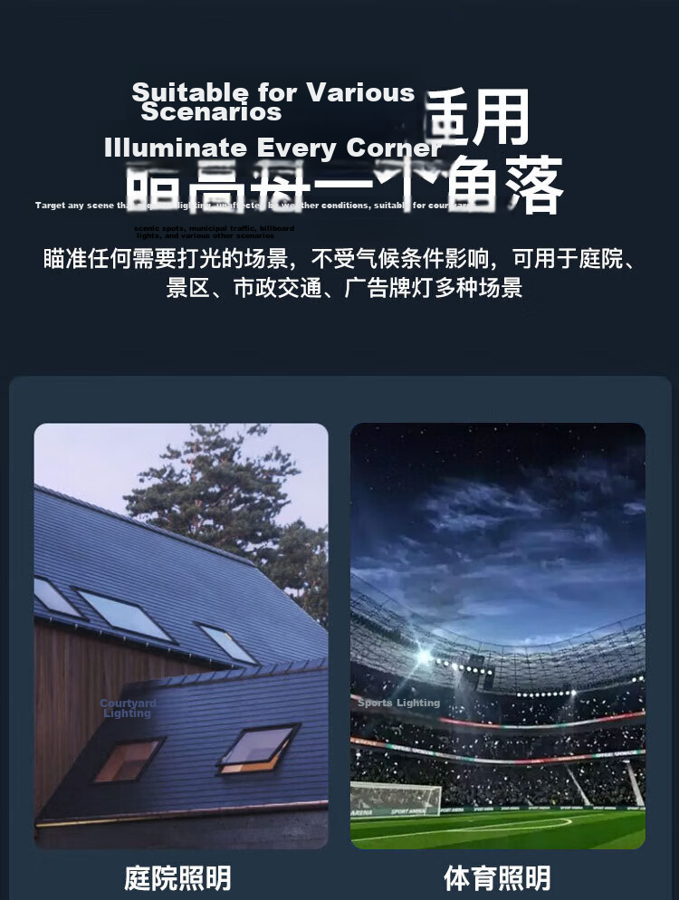 Foshan Lighting (FSL) LED Floodlight Spotlight Outdoor Garden Construction Site Lighting Outdoor Searchlight High Brightness IP65 Waterproof 150W Floodlight White Light 6500K 13