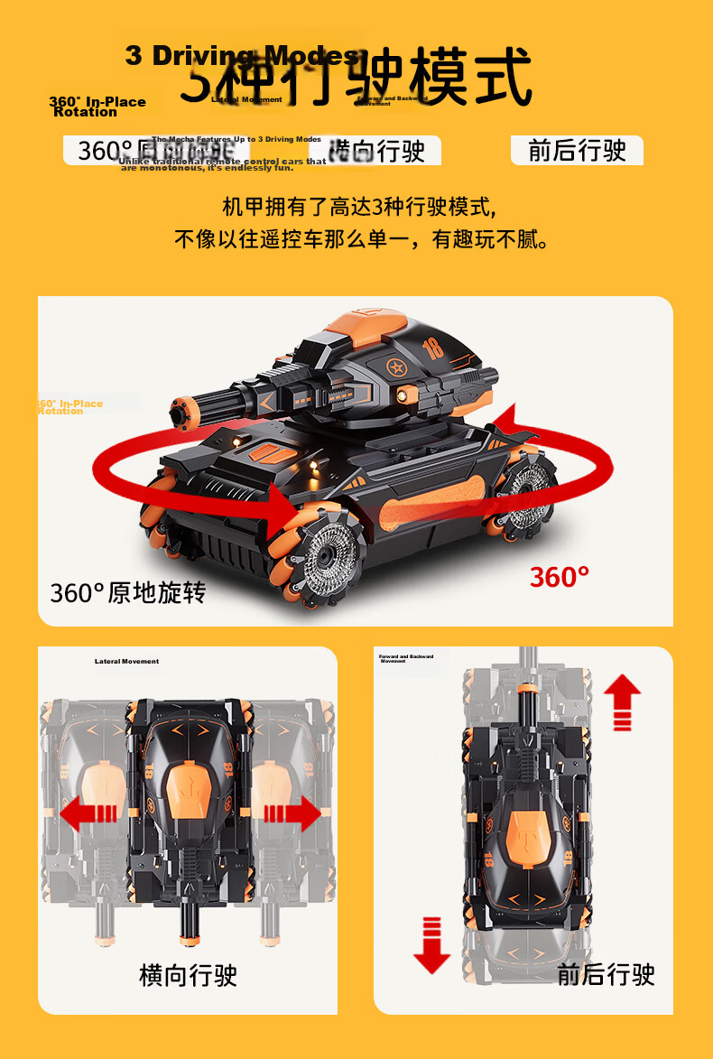 Xingyayoupin Remote Control Car, Children's Toy for Boys, Stunt Off-Road Climbing Car, RC Racing Car, Birthday Gift for Ages 3-6 7