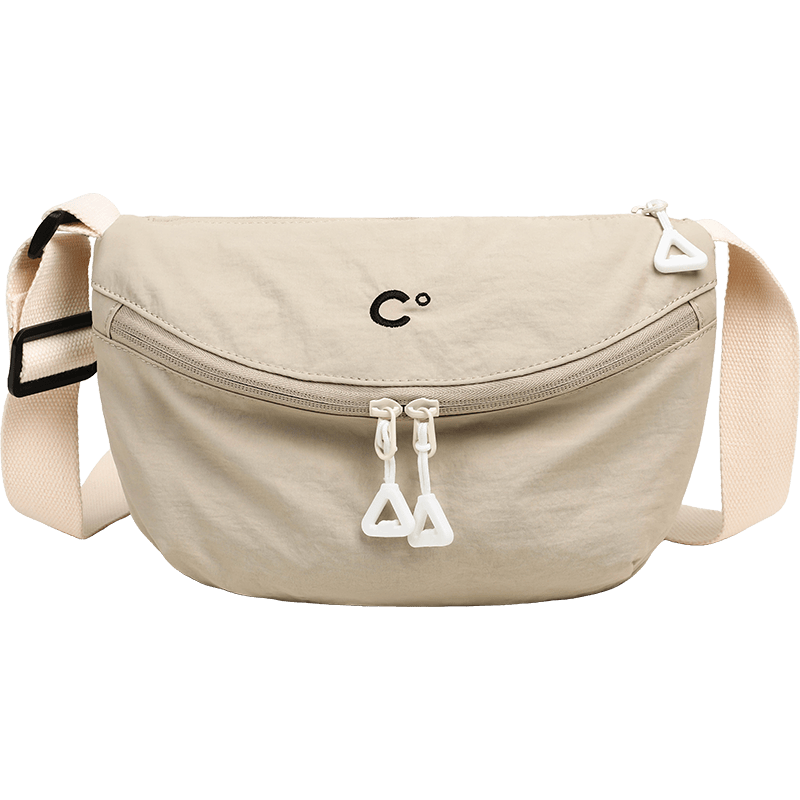 C.BANNER Large Capacity Crossbody Bag for Women, Trendy Student Simple Commuter Versatile Shoulder Fabric Bag, Fashionable Chest Bag
