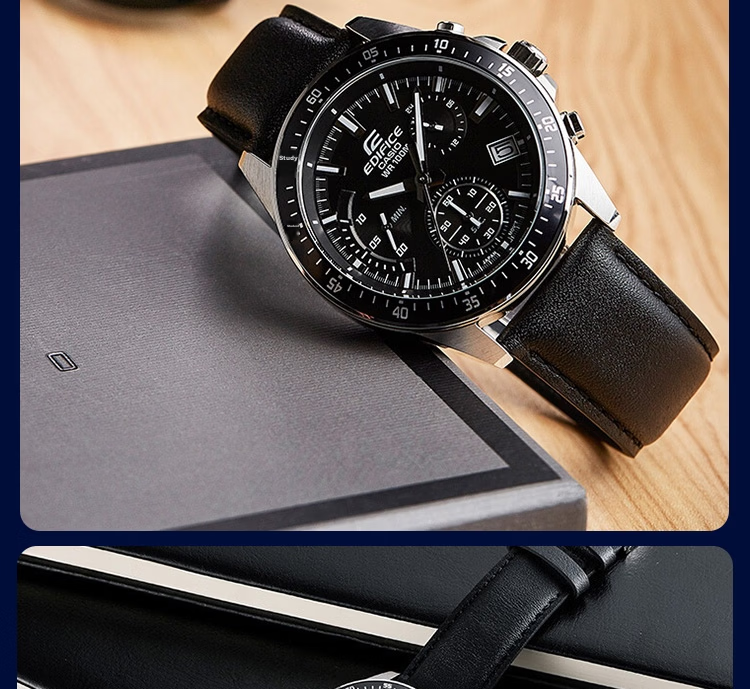 CASIO EDIFICE Men's Fashion Business Student Quartz Watch EFV-540D-1A 21