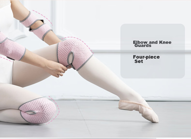 Chidong Children's Knee Pads Breathable Sports Jump Rope Knee Protection for Basketball, Dance, Students, Roller Skating, Anti-Collision Kneeling Guard, Black 14