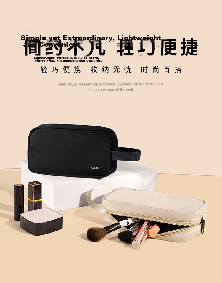 GOLF Men's Handbag Toiletry Bag Storage Bag Makeup Bag Travel Organizer Cable Storage Pouch 1